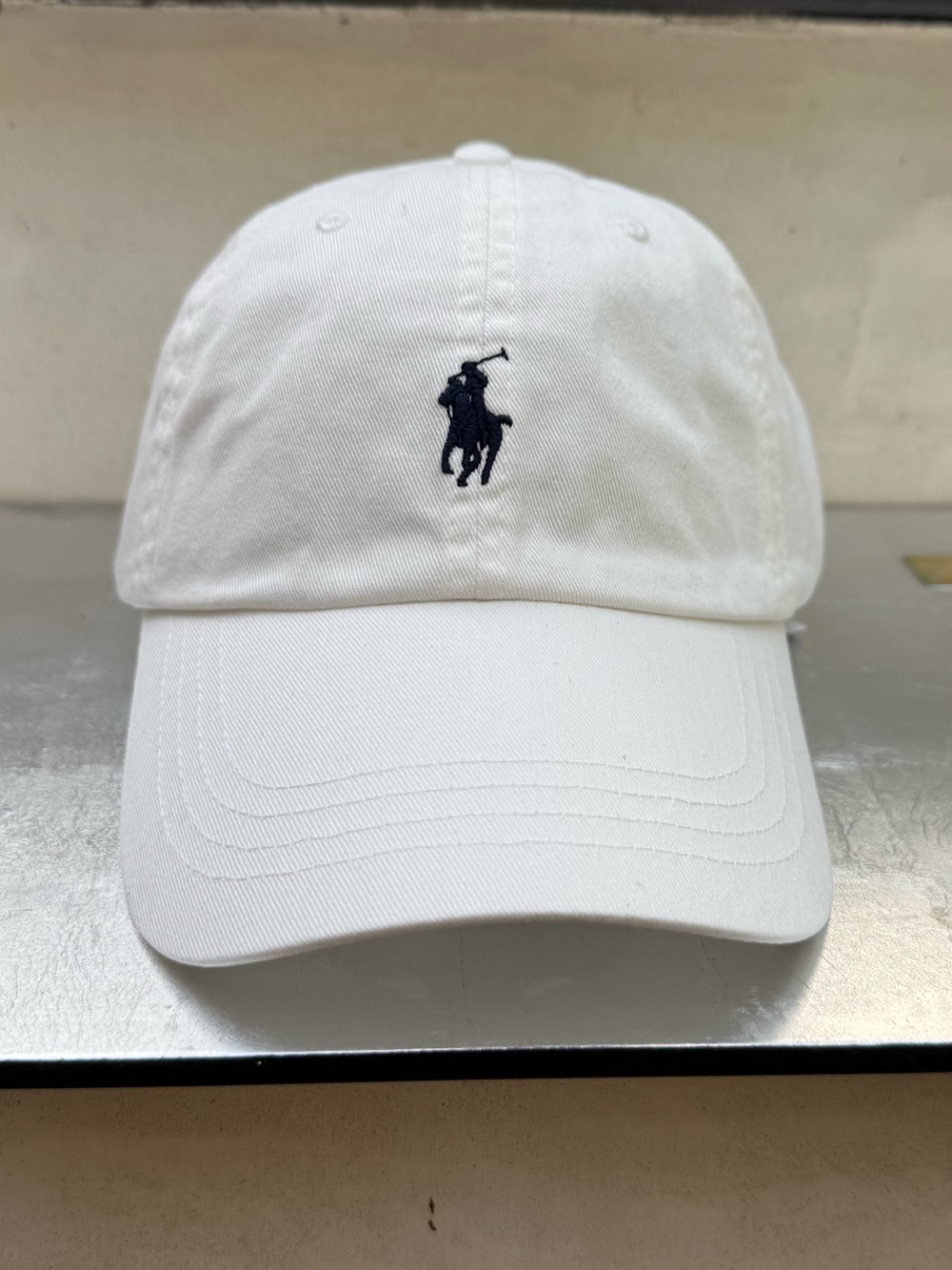 Polo by Ralph Lauren White Baseball Cap